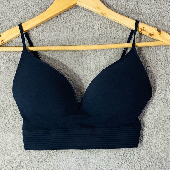 JKY JOCKY Large Black Bralette Sports Athletic Bra - Picture 2 of 10